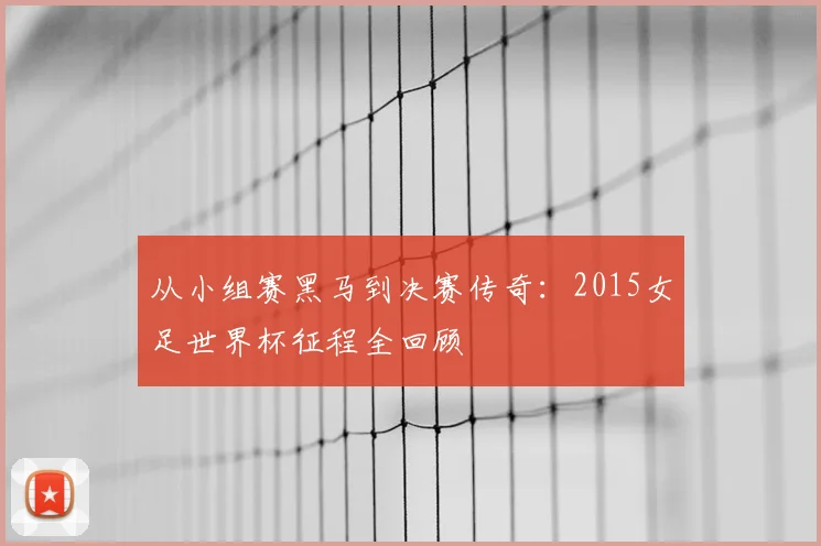 从小组赛黑马到决赛传奇：2015女足世界杯征程全回顾