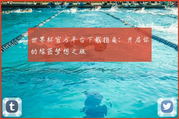 世界杯官方平台下载指南：开启你的绿茵梦想之旅